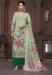 Picture of Cotton Dark Sea Green Straight Cut Salwar Kameez