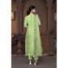 Picture of Cotton Dark Sea Green Straight Cut Salwar Kameez