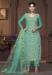 Picture of Elegant Cotton Dark Cyan Straight Cut Salwar Kameez