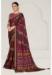 Picture of Fine Silk Maroon Saree