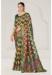 Picture of Marvelous Silk Dark Olive Green Saree