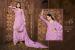 Picture of Magnificent Chiffon Plum Straight Cut Salwar Kameez