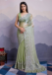 Picture of Charming Chiffon Dark Sea Green Saree