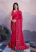 Picture of Shapely Chiffon Crimson Saree