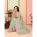 Picture of Wonderful Silk & Organza Dark Sea Green Saree