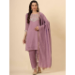 Picture of Sublime Silk Rosy Brown Readymade Salwar Kameez