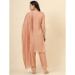 Picture of Wonderful Silk Dark Salmon Readymade Salwar Kameez