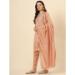 Picture of Wonderful Silk Dark Salmon Readymade Salwar Kameez