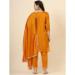 Picture of Stunning Silk Orange Red Readymade Salwar Kameez