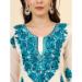 Picture of Georgette Light Sea Green Readymade Salwar Kameez