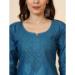 Picture of Stunning Cotton Steel Blue Kurtis & Tunic