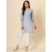 Picture of Amazing Cotton Light Steel Blue Kurtis & Tunic