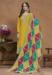 Picture of Chiffon Dark Golden Rod Straight Cut Salwar Kameez