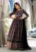 Picture of Beautiful Silk Dark Slate Grey Readymade Gown