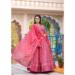 Picture of Graceful Silk Indian Red Readymade Gown