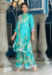 Picture of Beautiful Chiffon Turquoise Kurtis & Tunic