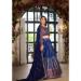 Picture of Alluring Satin Midnight Blue Readymade Lehenga Choli