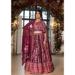 Picture of Bewitching Satin Saddle Brown Readymade Lehenga Choli