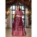 Picture of Bewitching Satin Saddle Brown Readymade Lehenga Choli