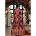 Picture of Splendid Satin Maroon Readymade Lehenga Choli