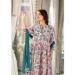 Picture of Georgette & Silk Light Slate Grey Readymade Salwar Kameez