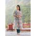 Picture of Georgette & Silk Dark Sea Green Readymade Salwar Kameez