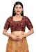 Picture of Nice Net & Silk Maroon Designer Blouse