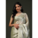 Picture of Admirable Crepe & Silk Dark Grey Saree