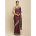 Picture of Splendid Crepe & Silk Dark Olive Green Saree