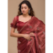 Picture of Marvelous Crepe & Silk Maroon Saree