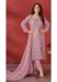 Picture of Organza Rosy Brown Straight Cut Salwar Kameez