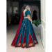 Picture of Marvelous Rayon & Cotton Navy Blue Lehenga Choli