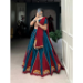 Picture of Marvelous Rayon & Cotton Navy Blue Lehenga Choli