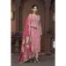 Picture of Chiffon Pale Violet Red Straight Cut Salwar Kameez