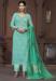 Picture of Medium Aqua Marine Straight Cut Salwar Kameez