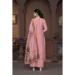 Picture of Chiffon Rosy Brown Straight Cut Salwar Kameez