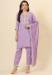 Picture of Well Formed Silk Plum Readymade Salwar Kameez