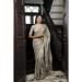 Picture of Comely Silk Silver Saree