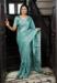 Picture of Superb Silk Cadet Blue Saree