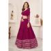 Picture of Appealing Georgette Deep Pink Lehenga Choli