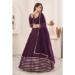 Picture of Marvelous Georgette Dark Olive Green Lehenga Choli