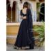 Picture of Bewitching Georgette Black Lehenga Choli