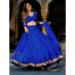 Picture of Magnificent Georgette Navy Blue Lehenga Choli