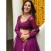 Picture of Excellent Georgette Purple Lehenga Choli