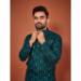 Picture of Taking Cotton Midnight Blue Kurtas