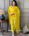 Picture of Chiffon Dark Golden Rod Readymade Salwar Kameez