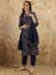 Picture of Pleasing Chiffon Navy Blue Readymade Salwar Kameez