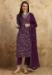 Picture of Lovely Chiffon Brown Readymade Salwar Kameez