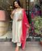 Picture of Amazing Chiffon Off White Readymade Salwar Kameez