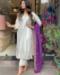 Picture of Sightly Chiffon Off White Readymade Salwar Kameez